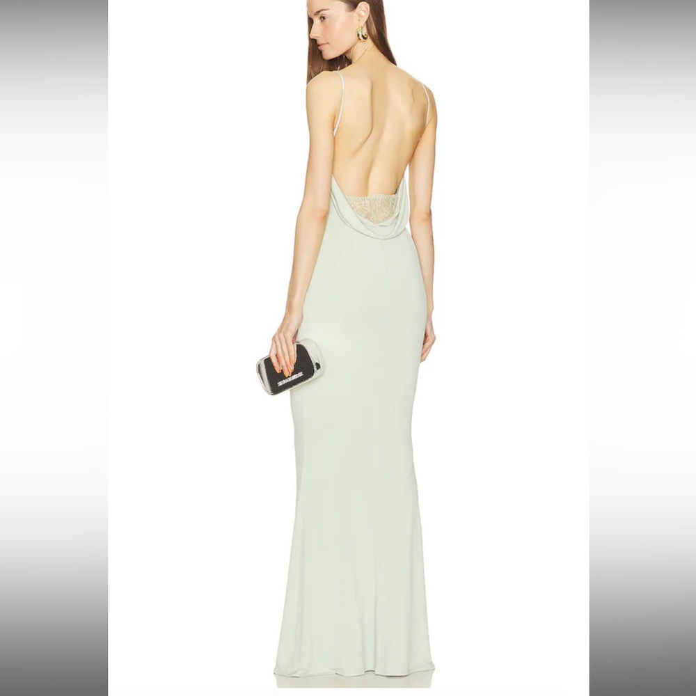 Katie May Surreal gown in sage